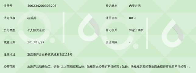 開縣后兵農產品加工廠